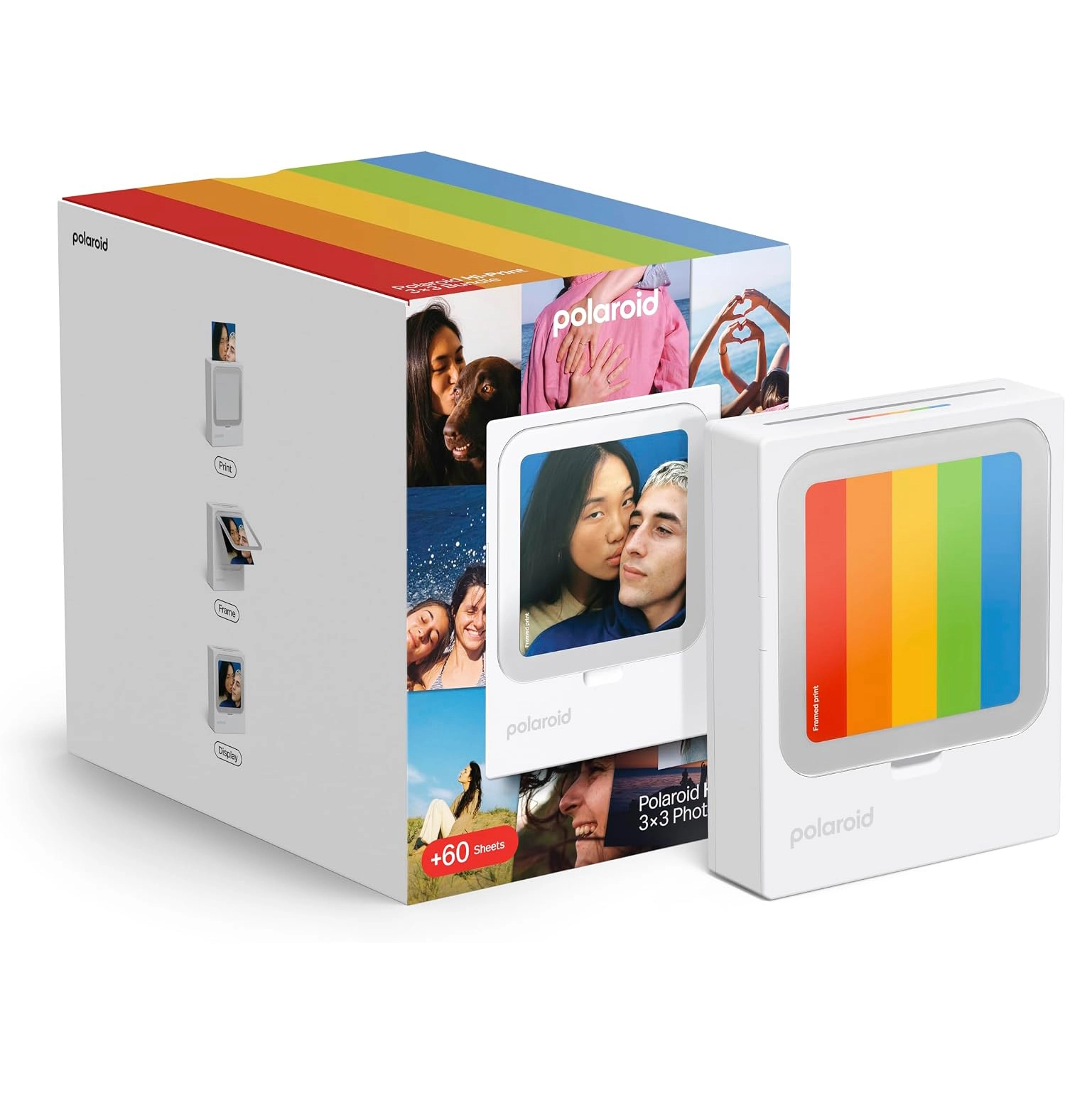 Polaroid Hi-Print 3x3 Starter Set | Impresora Instantánea + Film