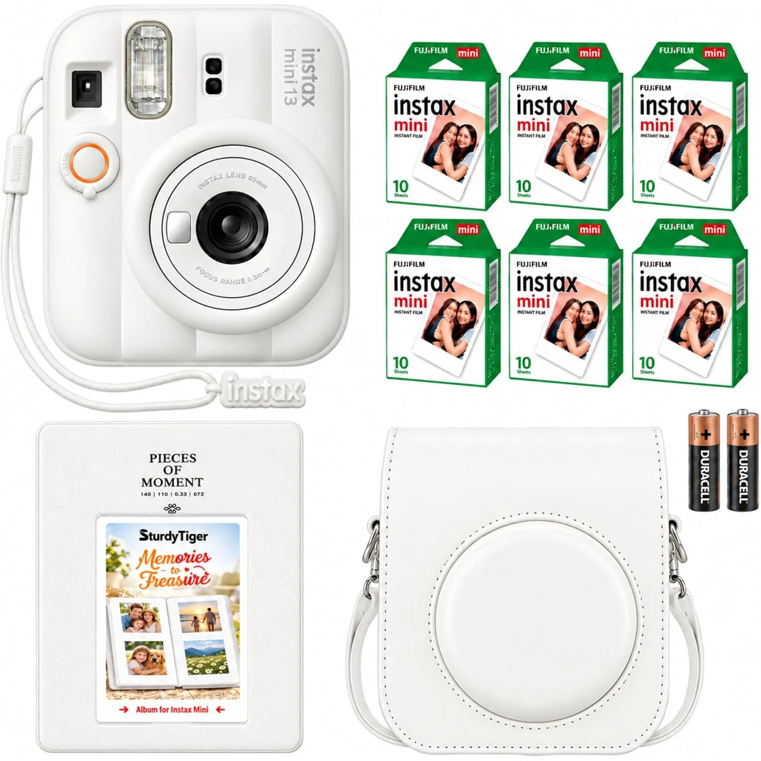 Instax Mini 13 Bundle (60 fotos) | Kit de Cámara Instantánea para Bodas