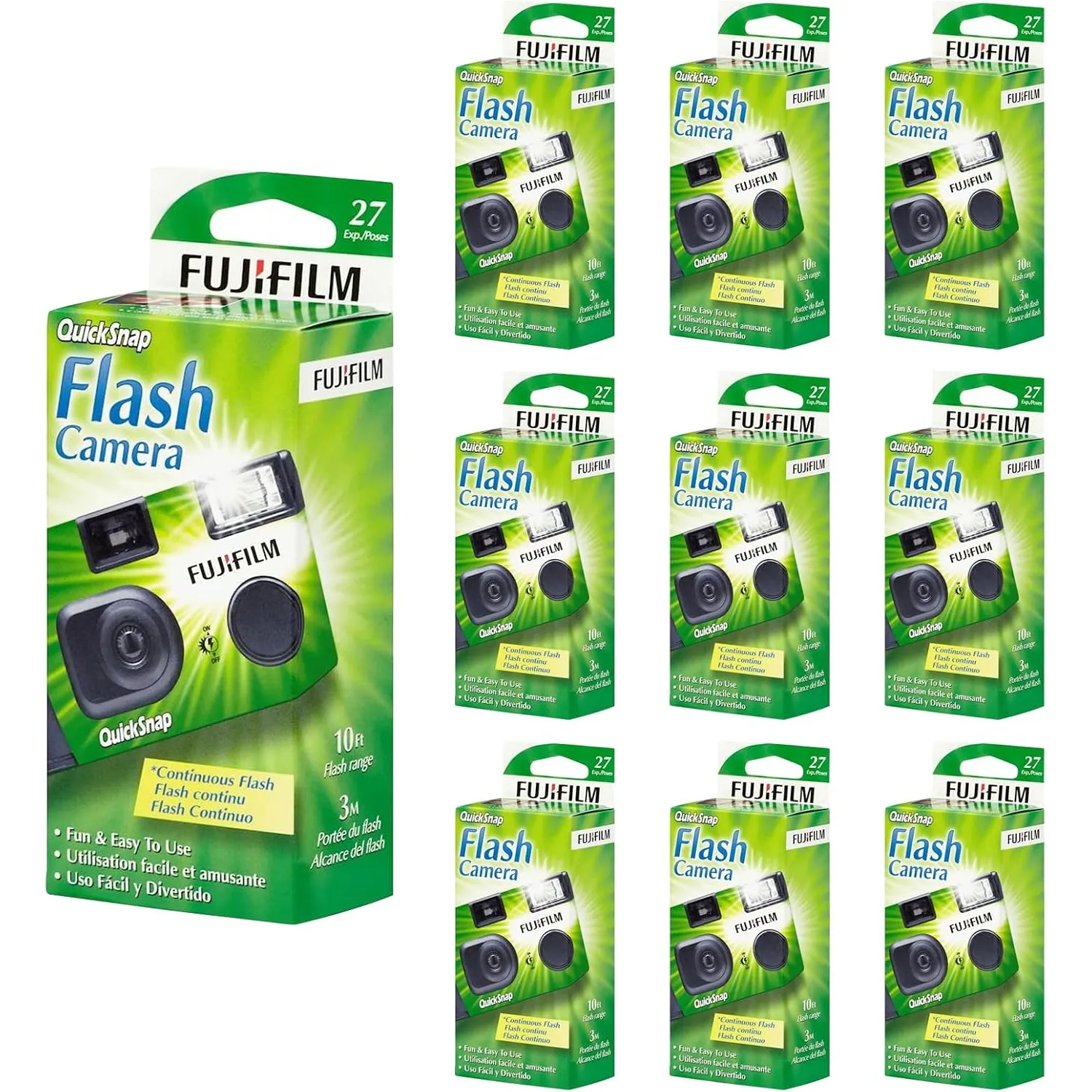 QuickSnap 400 (10 pack) | Cámaras Desechables para Bodas