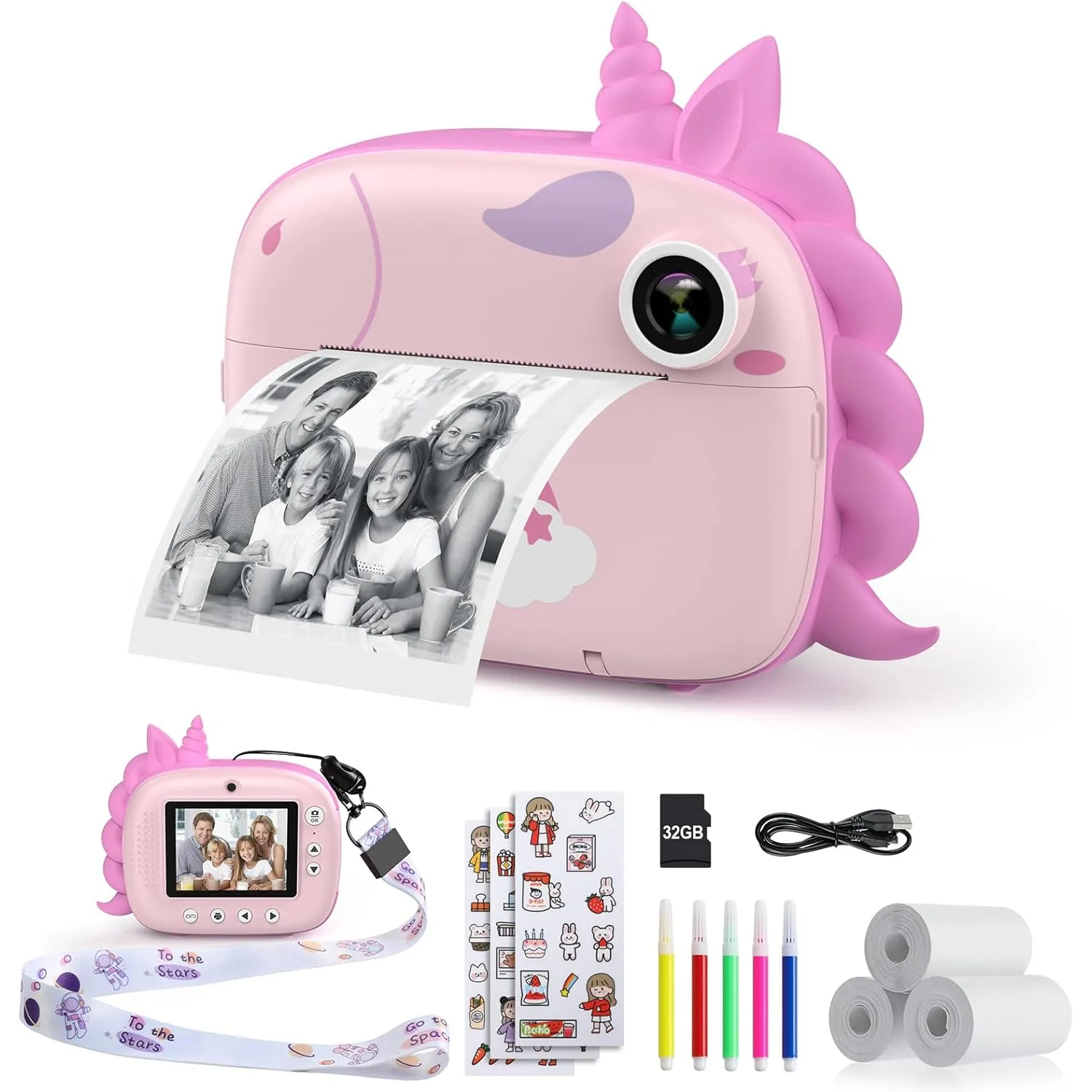 HiMont Dino Kids Camera