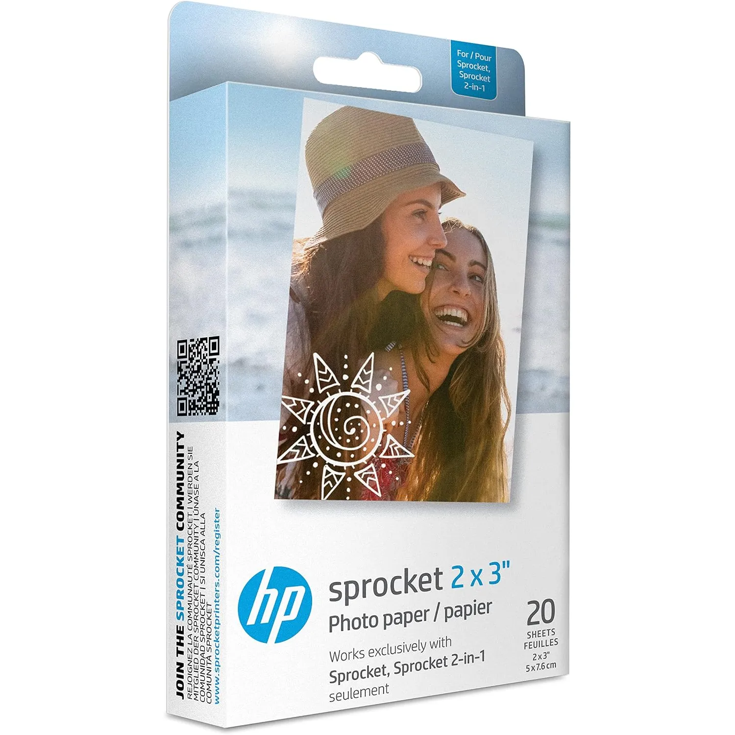 Sprocket 2x3" ZINK Film | Papel Fotográfico Adhesivo