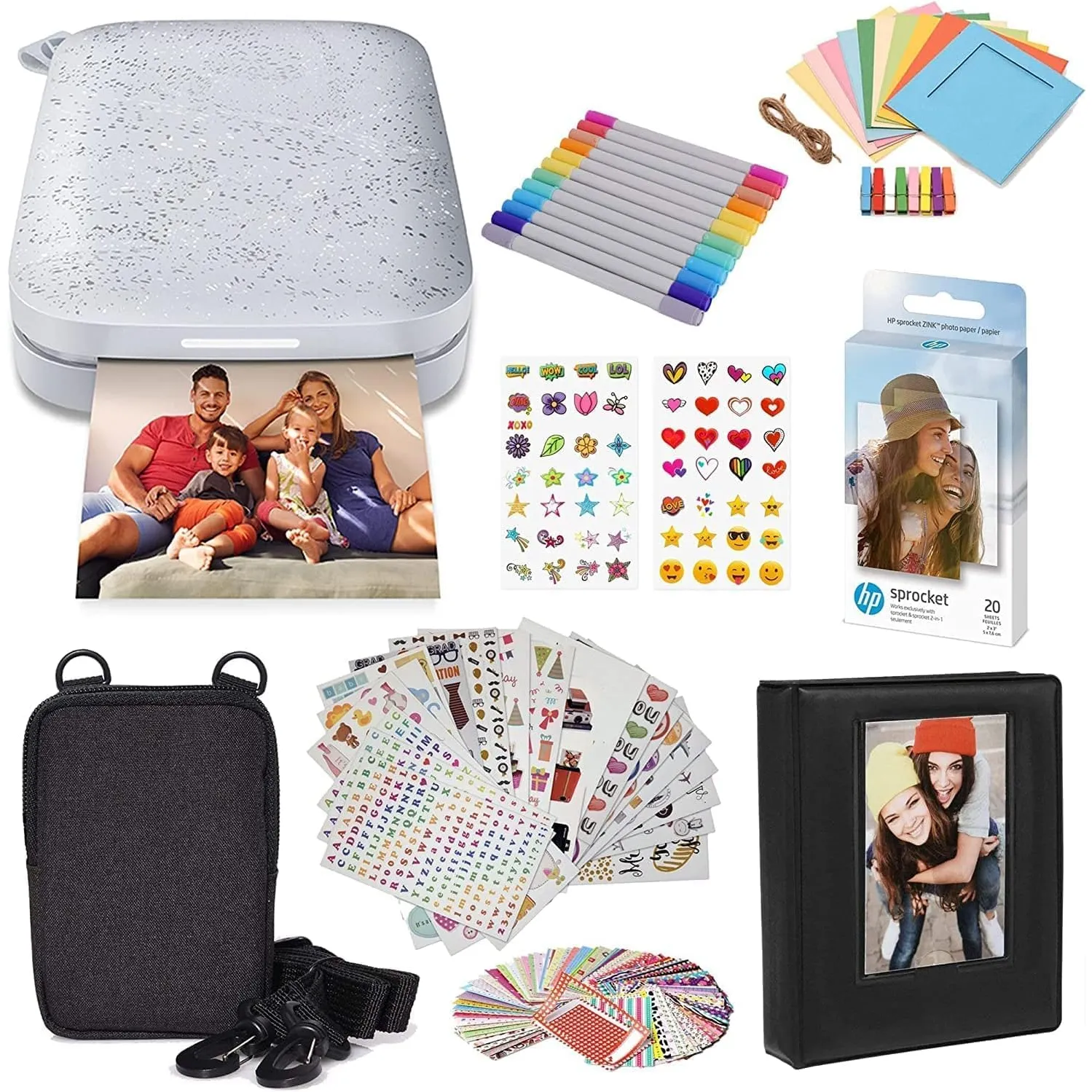 Sprocket Bundle | Impresora Instantánea + Film + Accesorios