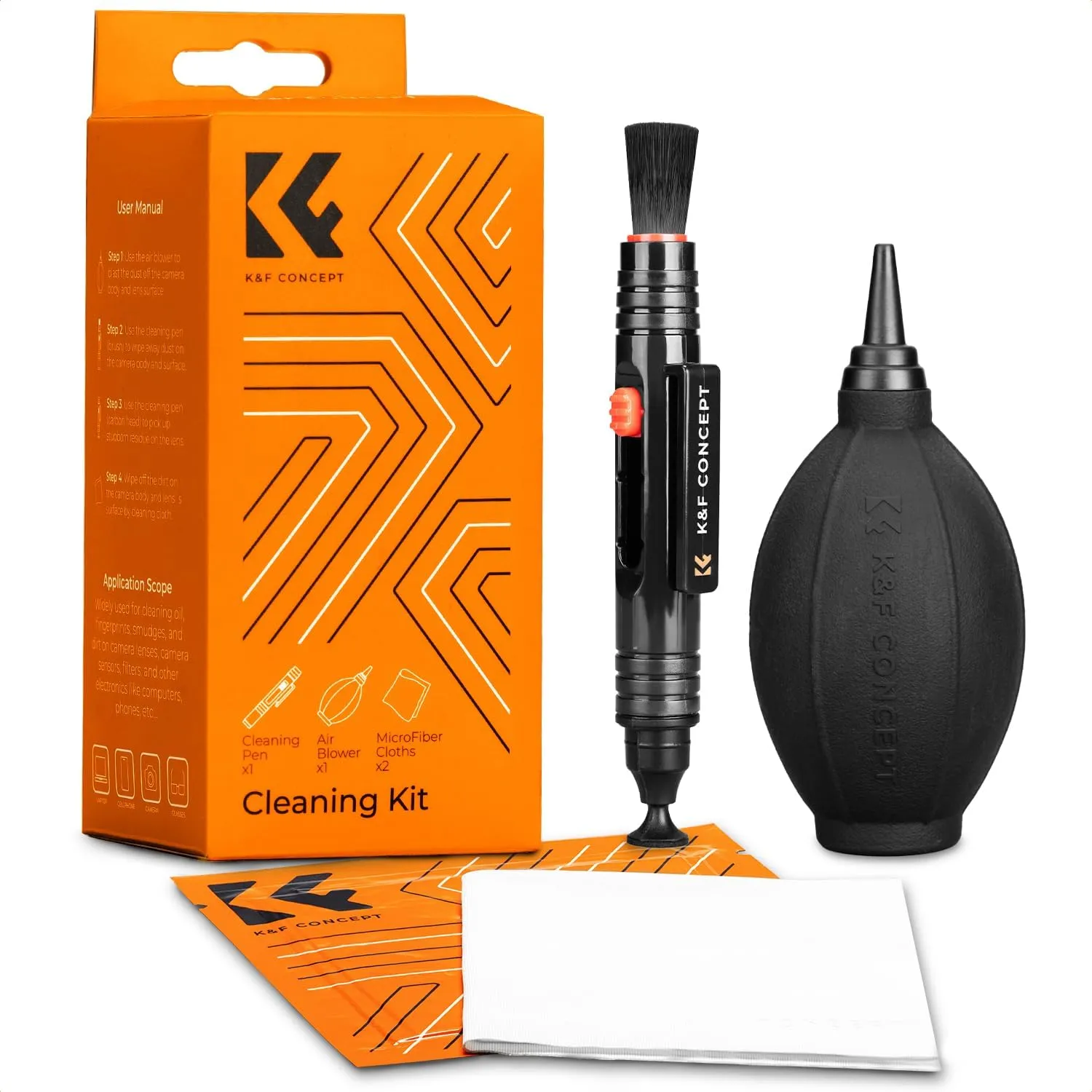 K&F Camera Lens Cleaning Kit | Set de Limpieza