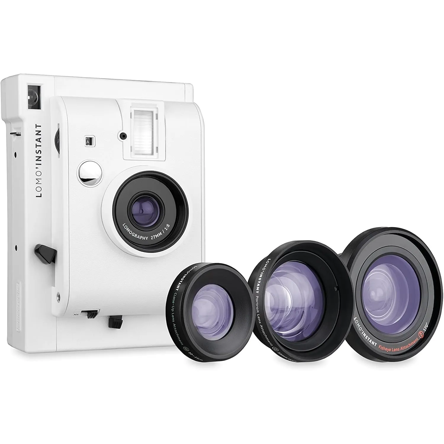 Lomo’Instant (White Edition) | Cámara Instantánea + Lentes