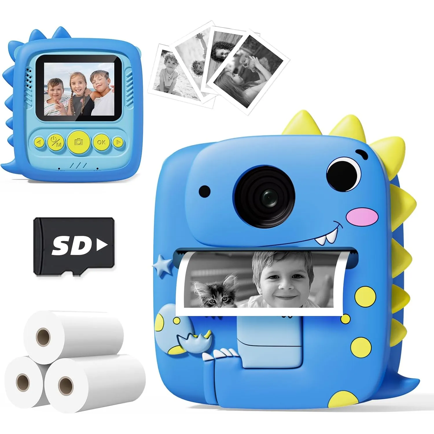 Prysyedawn Dino Kids Camera
